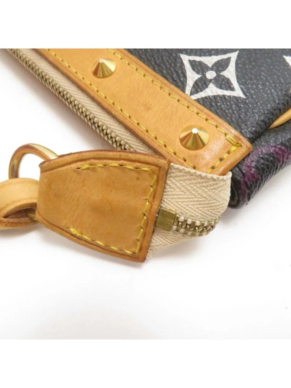 Louis Vuitton Pochette Accessoires Multicolor Noir Handbag Monogram